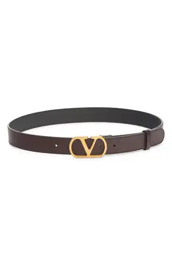 Valentino Garavani VLOGO Signature Leather Belt | Nordstrom | Nordstrom