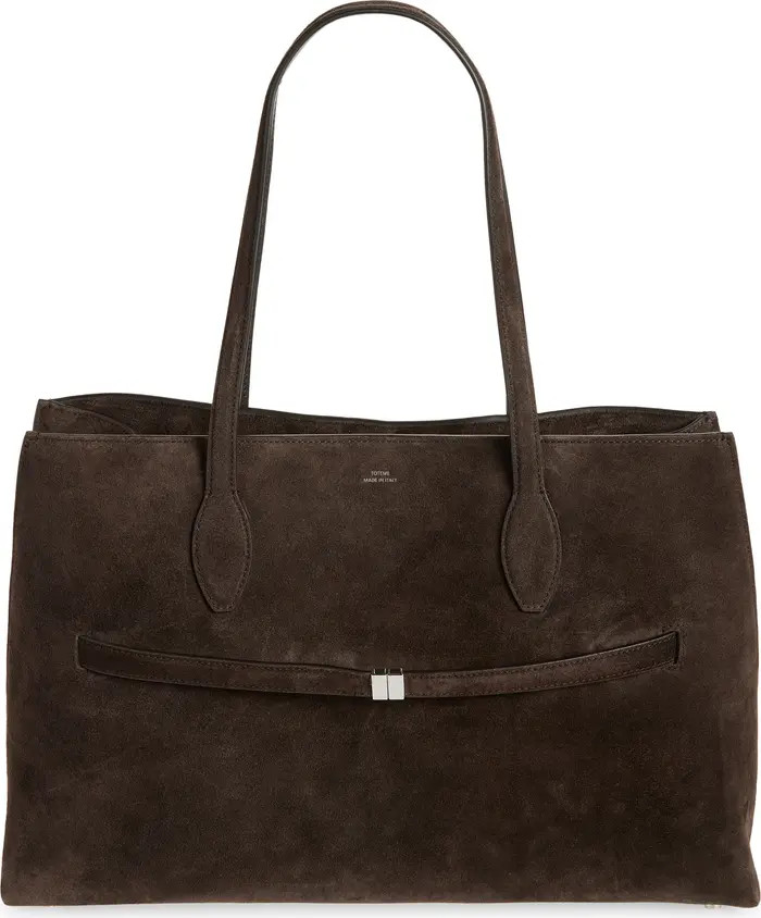 TOTEME Lounge Belted Suede Tote | Nordstrom | Nordstrom