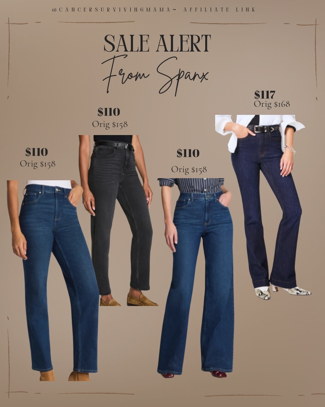 Major sale from Spanx on all demin- 30% off for spring fashion! Love a good deal from @Spanx 🙌🏼 these are the best mom friendly jeans that everyone should have at least a few pairs of! 

spanx | demin sale | on sale now | spanx jeans | womens jeans | womens denim | denim jeans | mom friendly | mom proof | mom fashion | sale alert | must haves | spring fashion 

#LTKmomlife #LTKSaleAlert #LTKootd