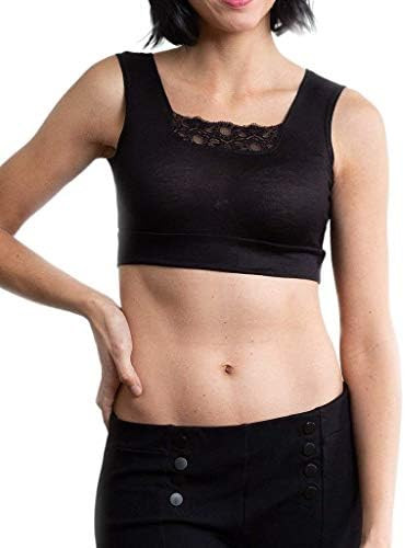 HALFTEE Peekaboo Short Sleeve Layering Tee | Crop Tops for Women & Teens | XS-3X | Amazon (US)
