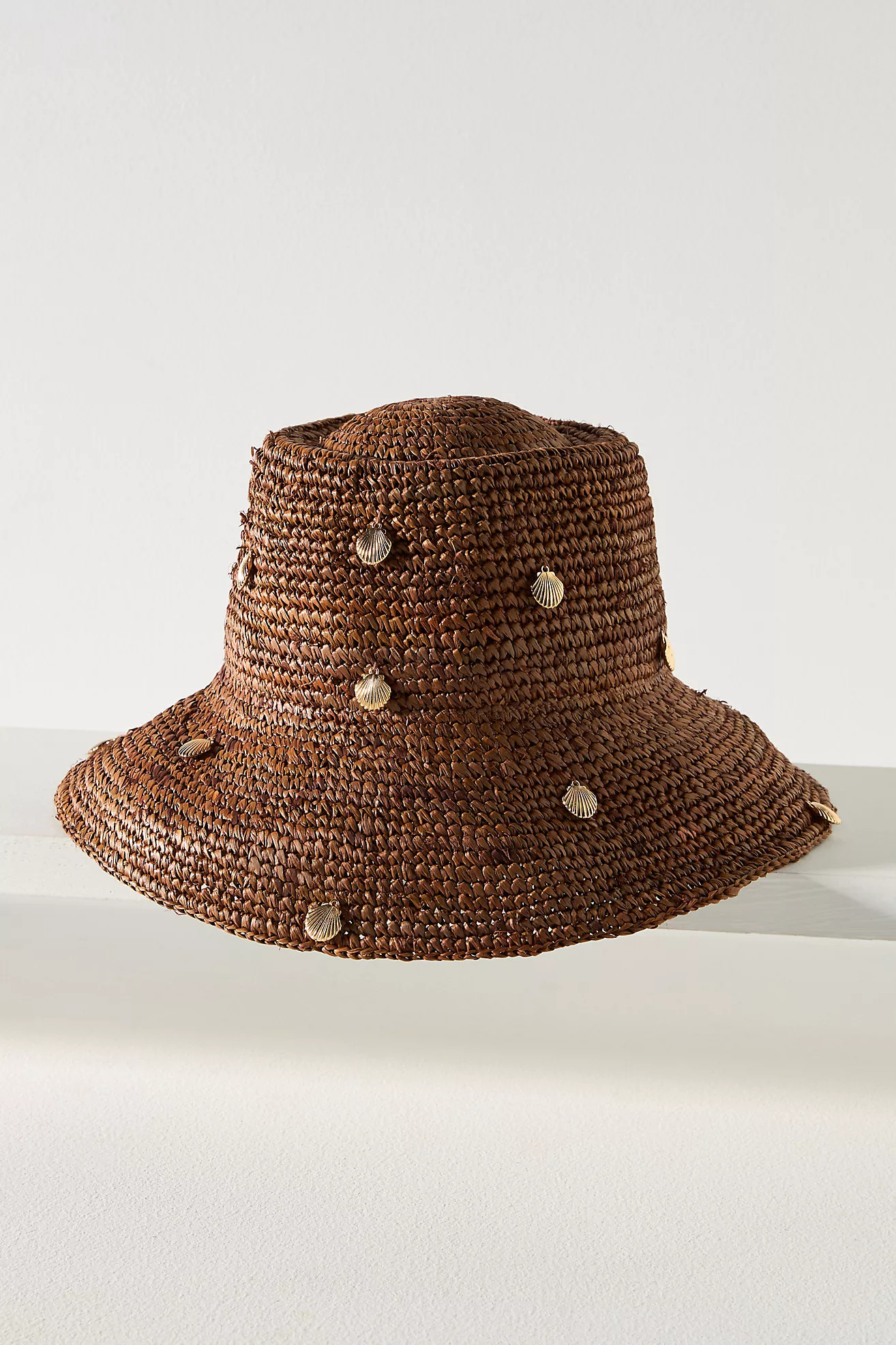San Diego Hat Co. Embellished Straw Bucket Hat | Anthropologie (US)