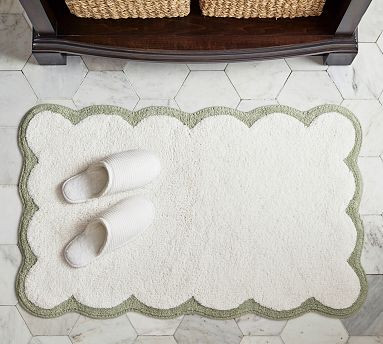 Julia Berolzheimer Tufted Organic Bath Mat | Pottery Barn (US)