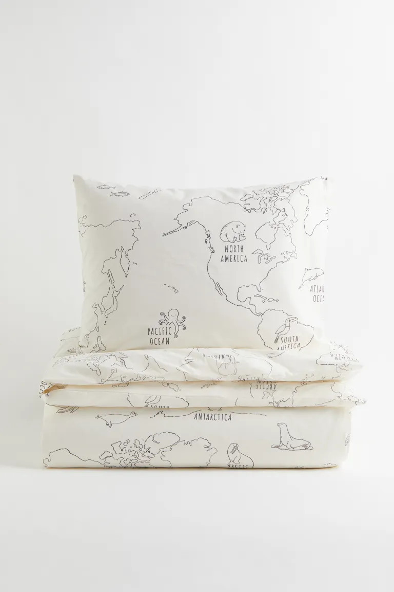 Cotton Twin Duvet Cover Set | H&M (US + CA)