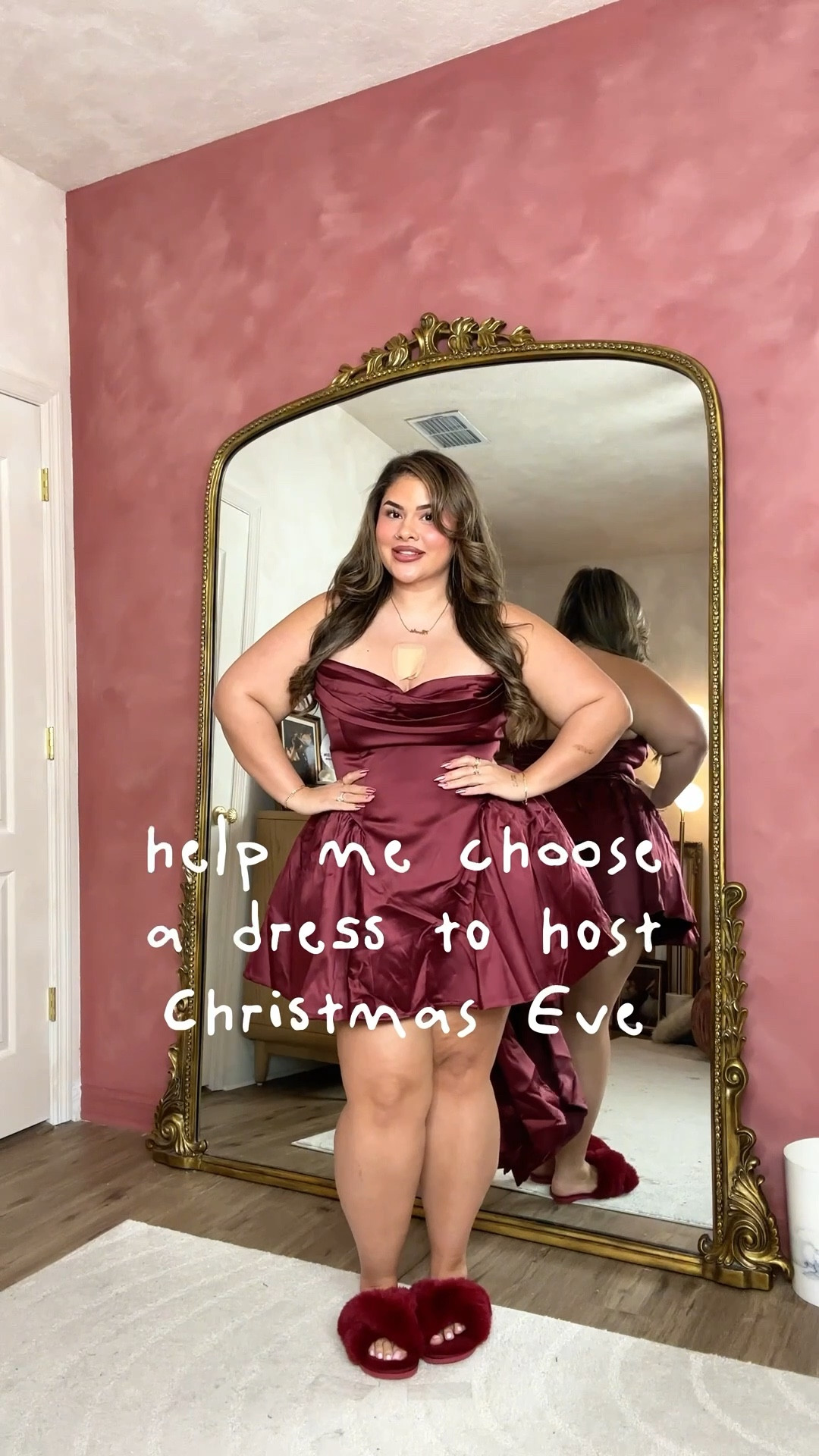 Christmas Eve Outfits 🎄💋 but also perfect for Valentine’s Day! Wearing size XXL in the 1st dress, XL in the 2nd dress and XXL in the 3rd dress and the last dress is from TikTok shop but I found the same one on Amazon! I’m wearing size XL

#LTKPetite #LTKMidsize #LTKHoliday