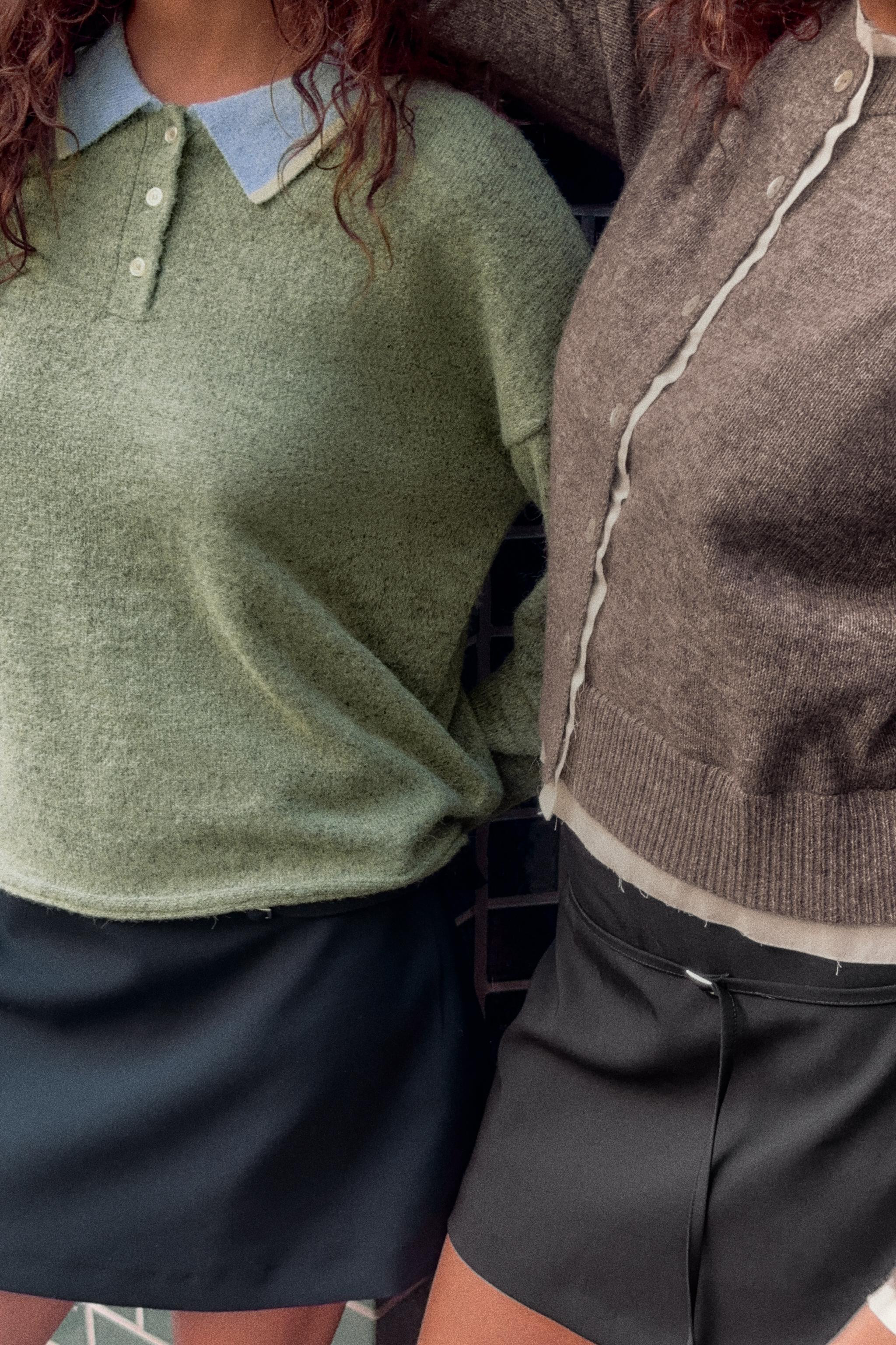 COMBINED KNIT CARDIGAN | Zara UK