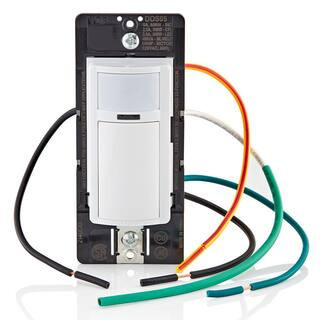 Decora In-Wall Motion Sensor Light Switch, Motion Activated, Auto-On/Auto-Off, 5-Amp, Single Pole or 3-Way, White | The Home Depot