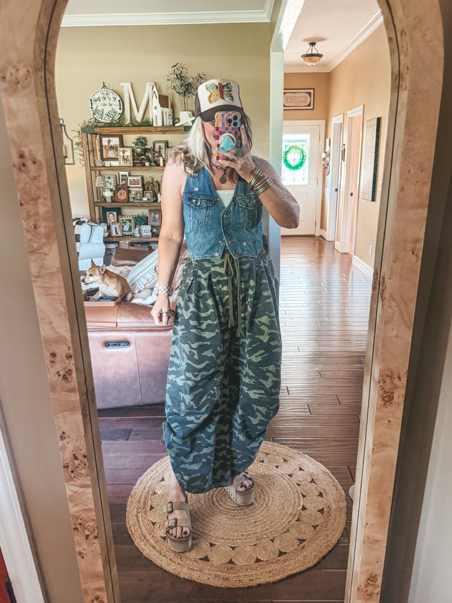 Denim vest M
Pants M
( save on pants w/ code MANDIE20MAULDIN )

#LTKgrwm #LTKootd #LTKOver40