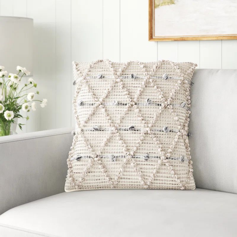 Lassen Embroidered Pillow Cover | Wayfair North America