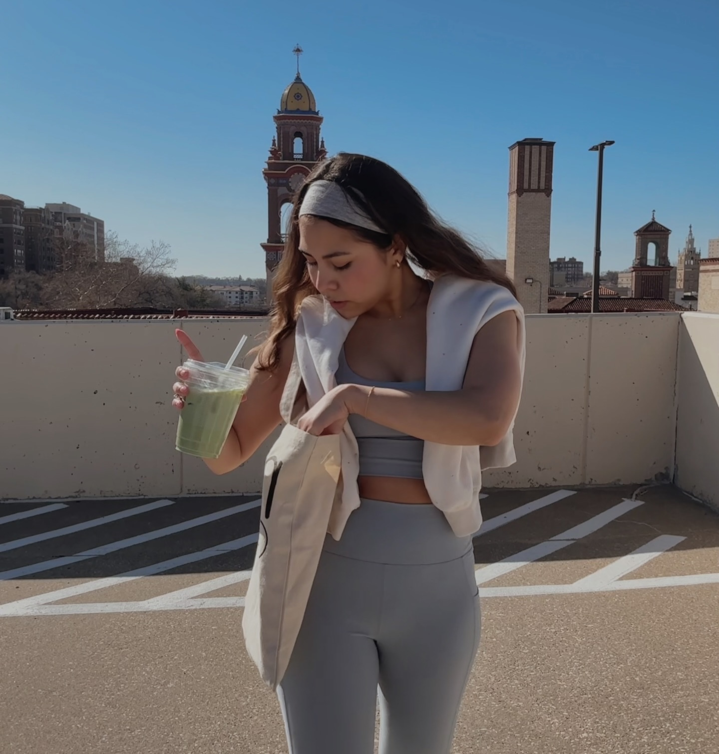 Sundays are for soul cycle and lavender matcha lattes ✨