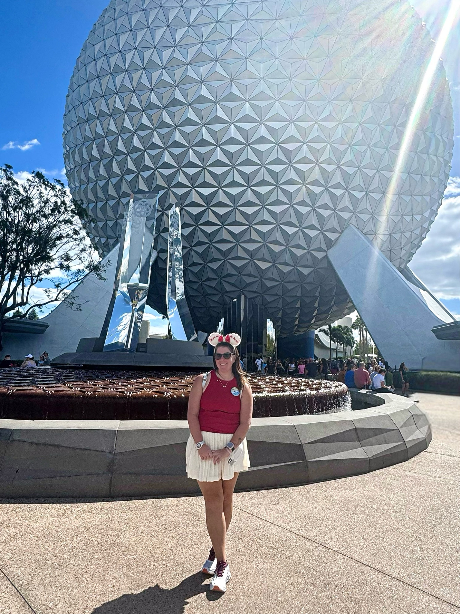 A little Mary Poppins inspired look for a day at EPCOT! Let’s break down this look…the skort is from Abercrombie, it’s comes in several color options, runs TTS and is just the cutest! The tank is from Loft, it also comes in several color options and runs TTS! The ears are from the Disney Storie and I will link it all for you! 

#LTKFindsUnder100 #LTKStyleTip #LTKTravel