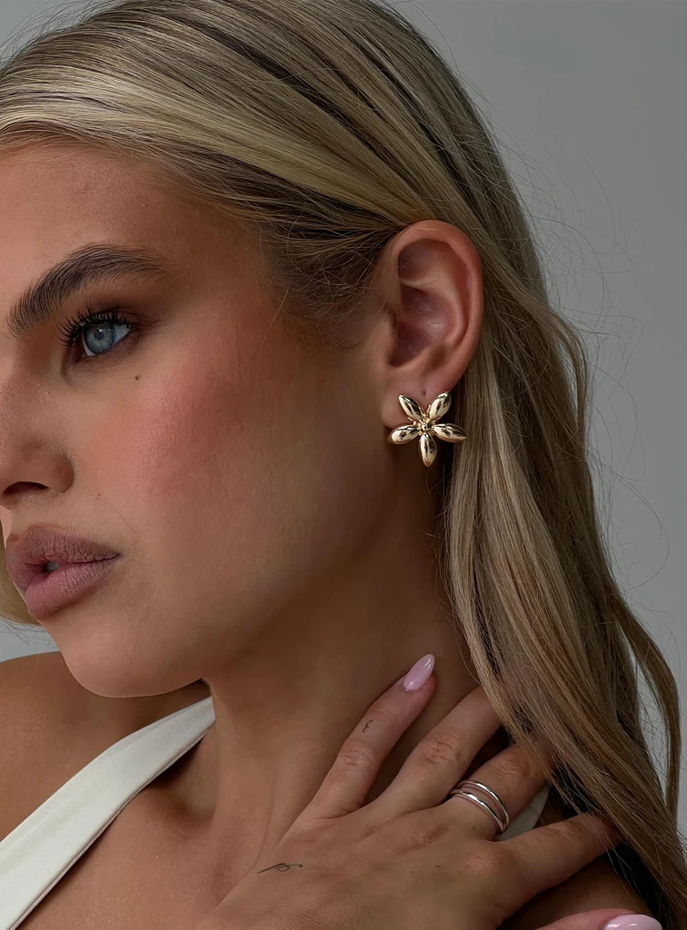 Torquil Earrings Gold | Princess Polly US