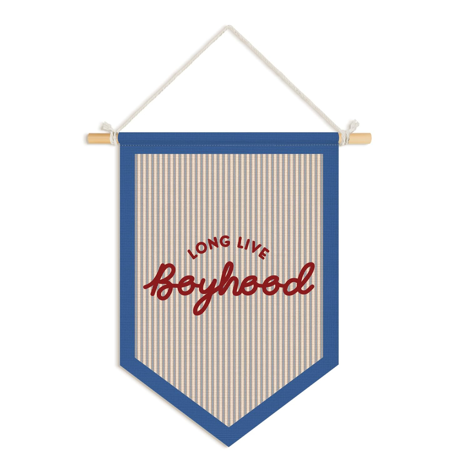 Wheatwin Long Live Boyhood Pennant Flag Banner, Boys Room Decor, Vintage Playroom Wall Decor for ... | Amazon (US)