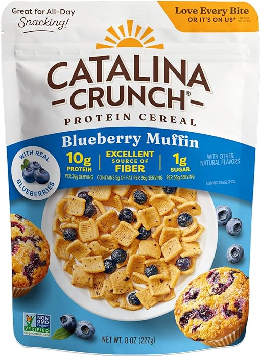 Catalina Crunch Protein Cereal - Breakfast Cereal with 10g of Protein, No Added Sugar - Gluten Fr... | Amazon (US)