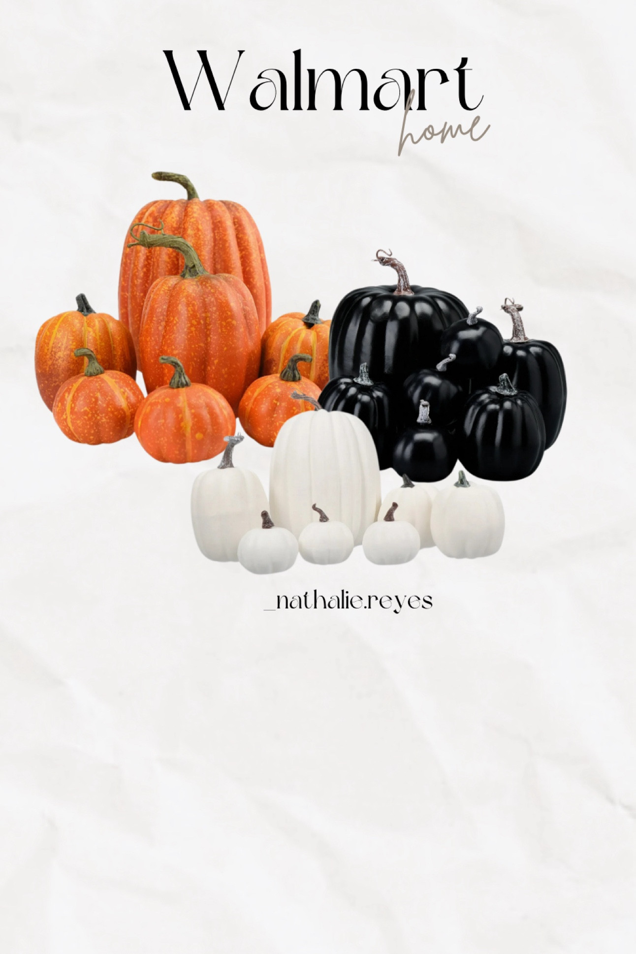 Walmart home finds these pumpkins are great decorate outside ✨🎃 #pumpkins Halloweendecor 
#falldecor

#LTKSeasonal #LTKHome