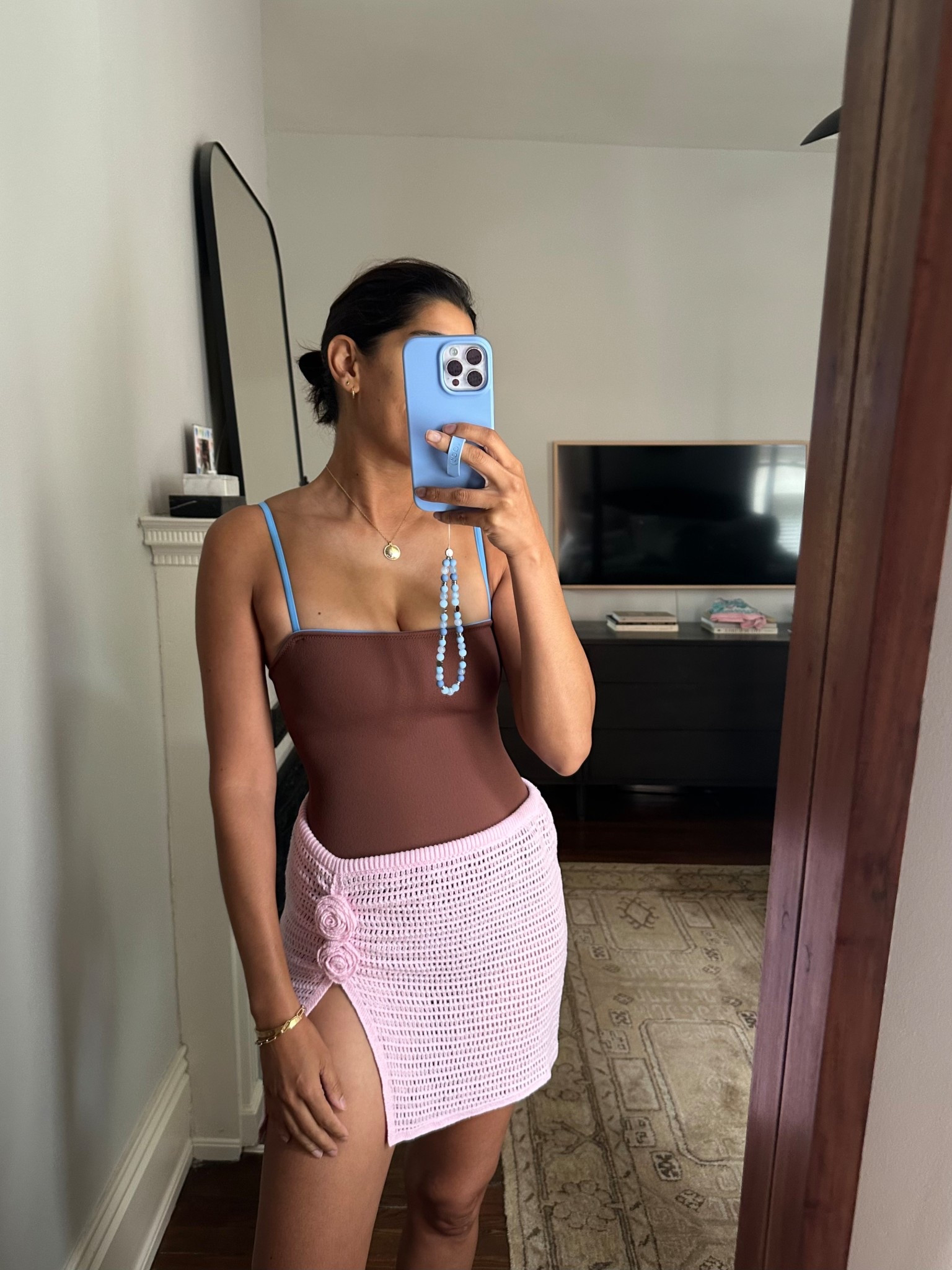 Target order:
Yellow top - Small 
Yellow shorts - Medium 
White tee - XS
Blue pants - Medium 
Brown one piece - Small 
Pink cover up - Small 

#LTKmomlife #LTKSwim #LTKOver40