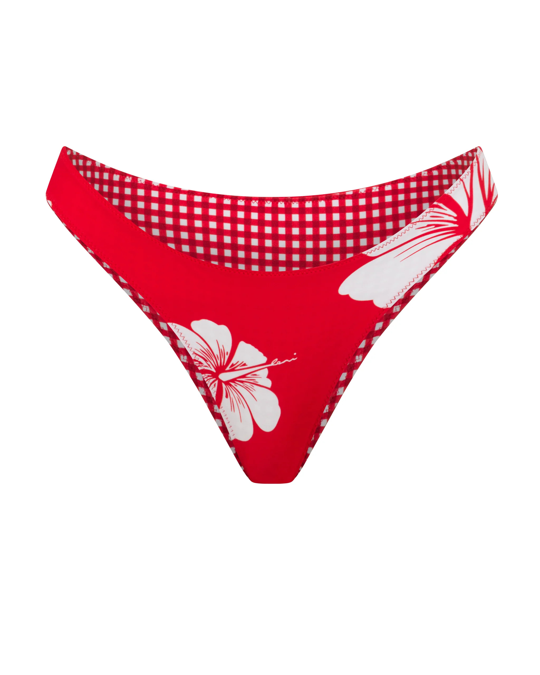 Lottie Bottom in Hibiscus Reversible | Leni Swims