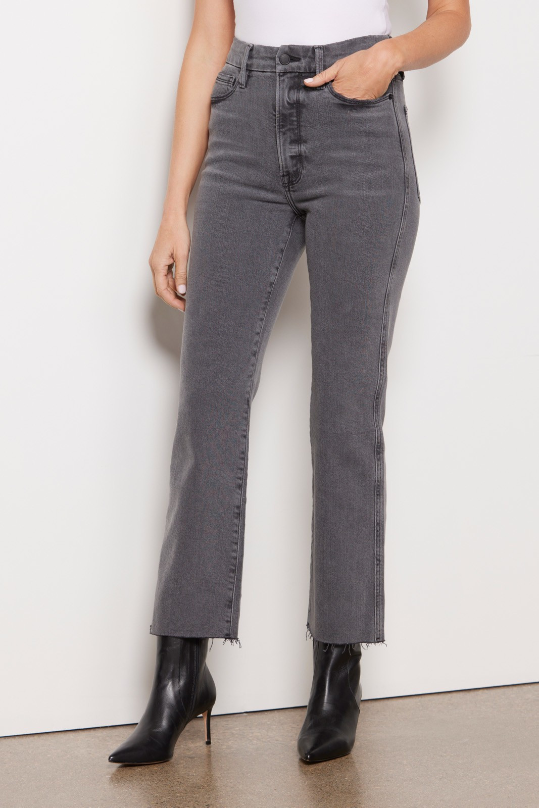 GOOD AMERICAN Good Curve Straight Jean | EVEREVE | Evereve