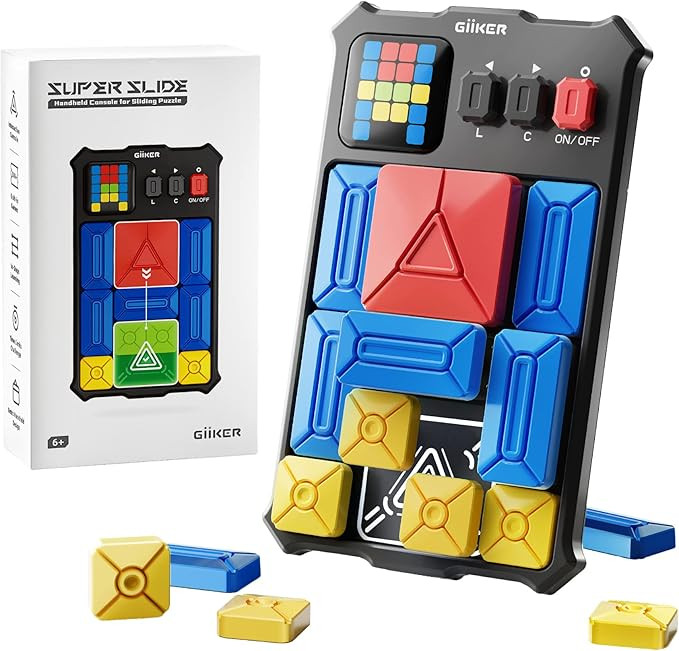GiiKER Super Slide Puzzle Games, Original 500+ Challenges Brain Teaser Puzzle, Toys for Kids Teen... | Amazon (US)