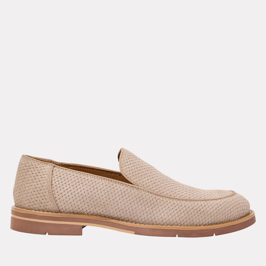 Kenny Men’s Woven Leather Loafers | Slip-On Casual Shoes | Andre Assous | Andre Assous