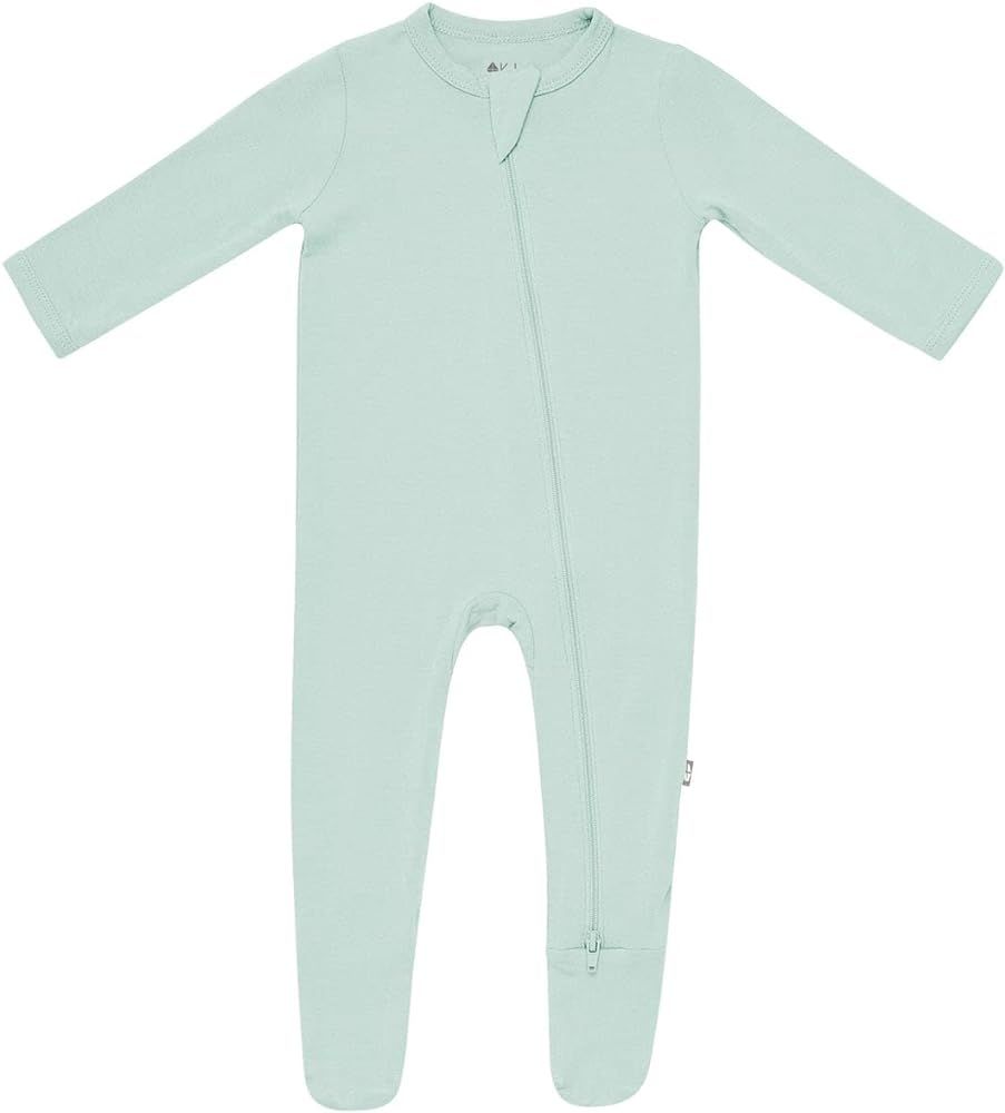 KYTE BABY Soft Bamboo Rayon Footies, Zipper Closure, 0-24 Months | Amazon (US)