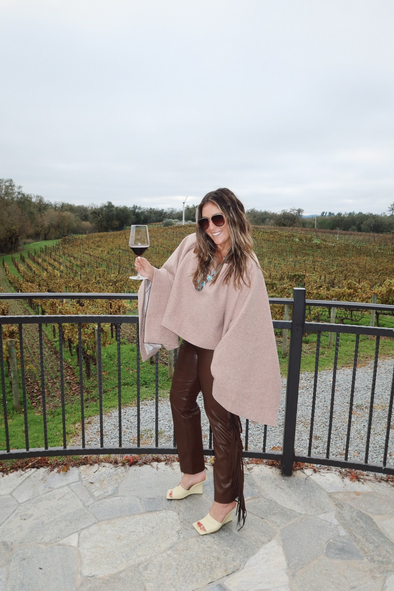 revolve cape
revolve leather pants 

#LTKfoodie #LTKMidsize #LTKselfcare