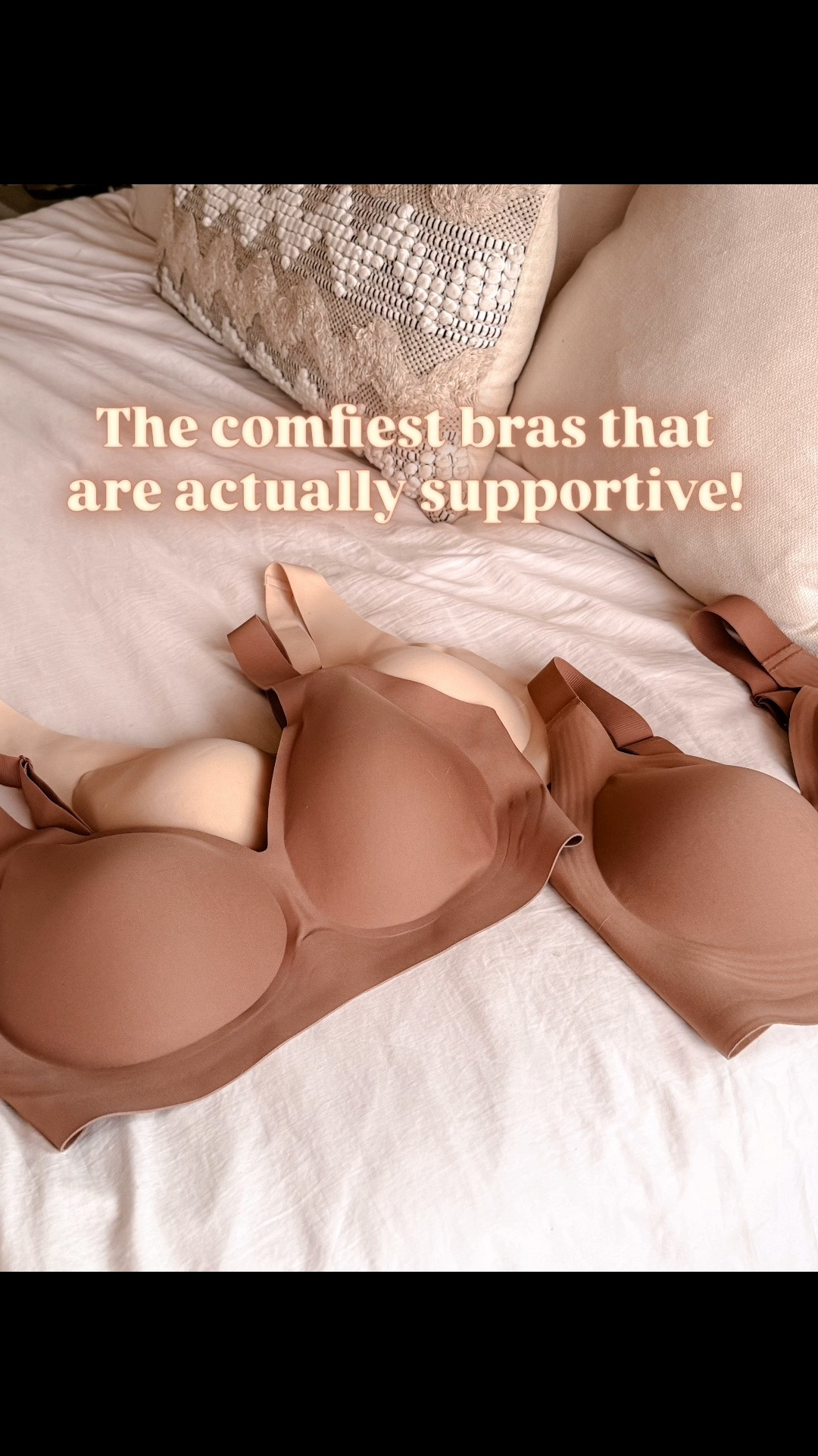 Finding a comfy bra that’s actually supportive felt like an impossible feat… until I stumbled upon these recently! New fave for sure!!! There’s a plunging option or more full coverage… but both are amazing! And so smooth under a tee!

#LTKmomlife #LTKootd #LTKgrwm