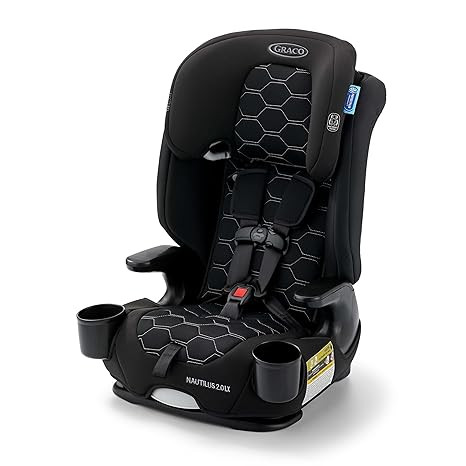 Graco Nautilus 2.0 LX 3-in-1 Forward Facing Car Seat, High Back Booster, Backless Booster Car Sea... | Amazon (US)