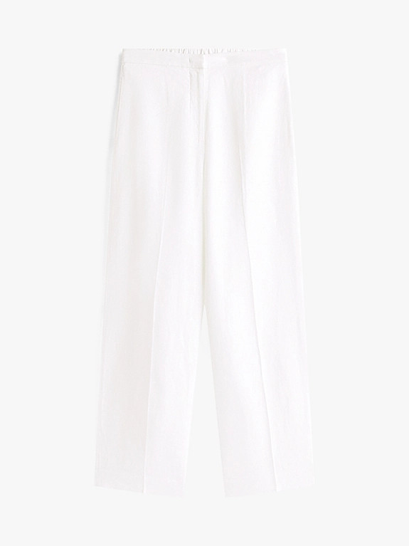 Tailored Straight Leg Fit Hose aus Leinenmix | Tommy Hilfiger (DE)