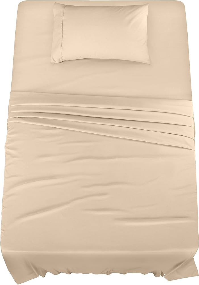 Utopia Bedding Twin Bed Sheets Set - 3 Piece Bedding - Brushed Microfiber - Shrinkage and Fade Re... | Amazon (US)