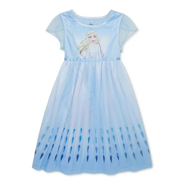 Disney Frozen 2 Toddler Girls Fantasy Nightgown, Sizes 2T-5T | Walmart (US)