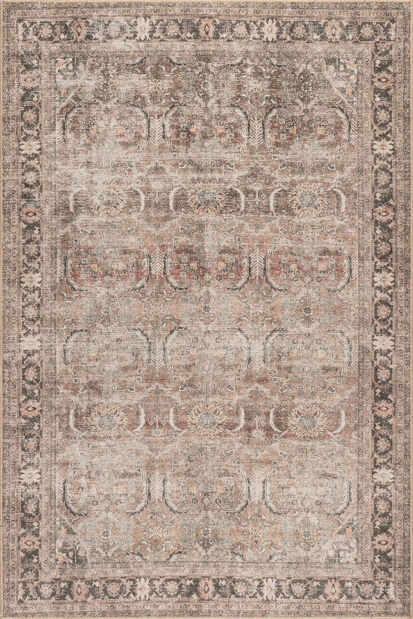 Red Bank Antiqued Jute-Blend Rug | Light Brown | Rugs USA