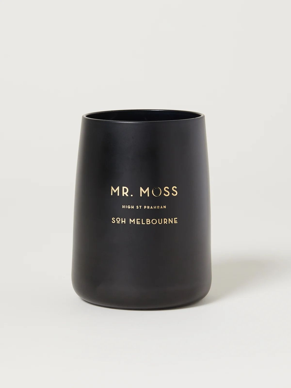 Mr. Moss Black Matte Candle | Verishop
