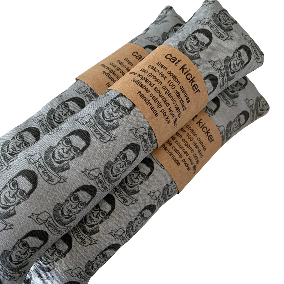 Ruth Bader Ginsburg Cat Kicker Gray  Cat Kick Stick  - Etsy | Etsy (US)