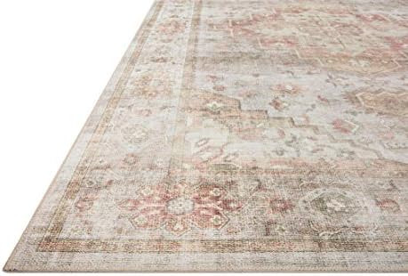 Loloi II Heidi Collection HEI-02 SAGE / Multi, Traditional 5'-0" x 7'-6" Area Rug | Amazon (US)