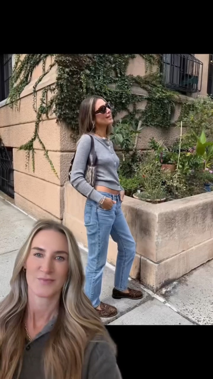 Celebrity street style meets downtown cool. Spotted on Real Housewives of New York City’s Erin Lichy, this effortlessly chic look is all about elevated basics with a touch of quiet luxury. She paired a soft grey cashmere cardigan with classic straight-leg denim, finished with statement Celine tortoiseshell sunglasses and leopard-print loafers that add just the right amount of edge.

Shop Erin’s off-duty outfit details and get the look below — from her perfectly faded jeans to her timeless knit cardigan and it-girl accessories you’ll wear on repeat.

#ErinLichy #RHONY #celebritystyle 

#LTKStyleTip