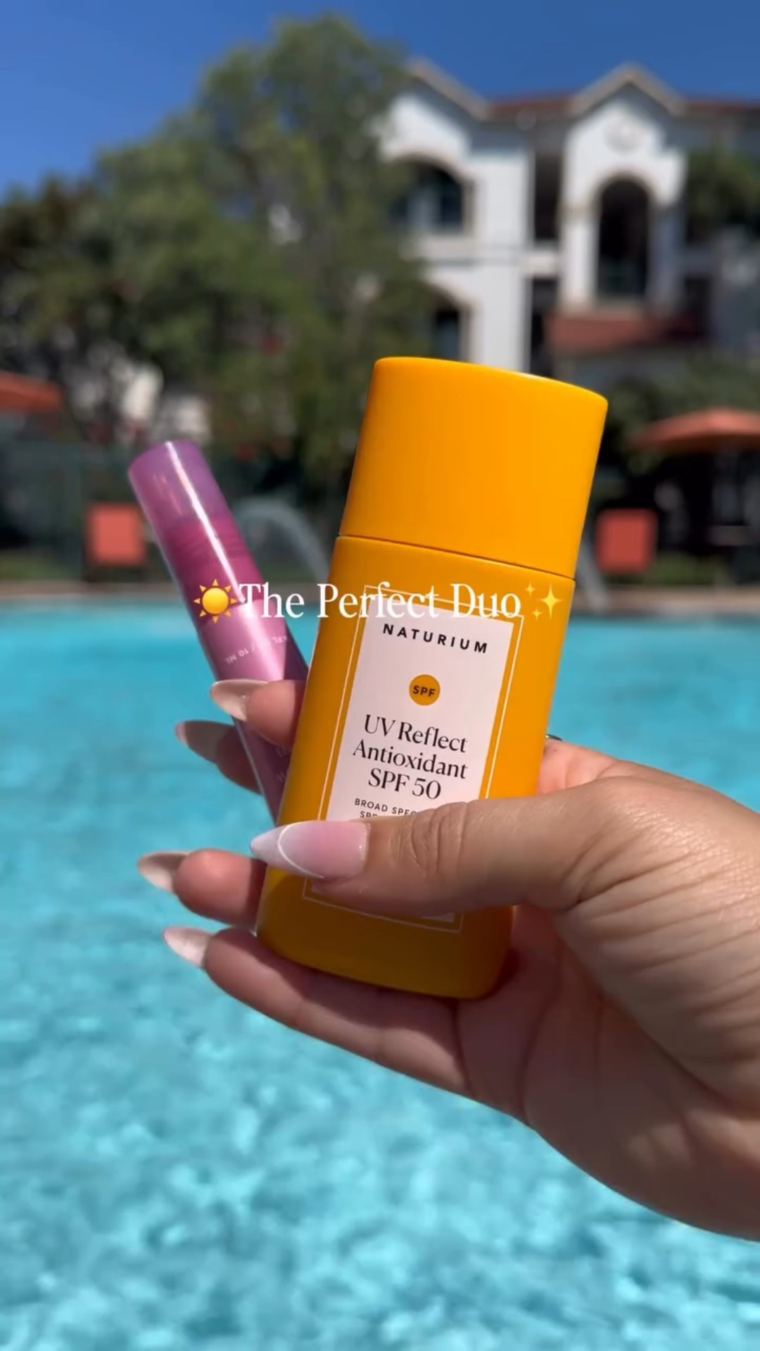 My summer duo is always with @naturium
Remember to keep your face + lips  fully protected and hydrated