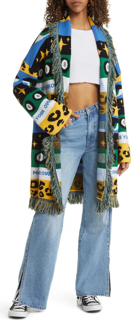 Make Your Own Luck Luxe Fringe Cardigan | Nordstrom