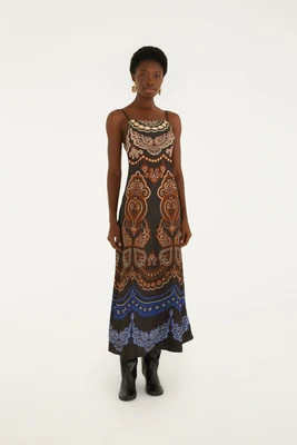 Nicole Sleeveless Slip Maxi Dress | FarmRio (US)