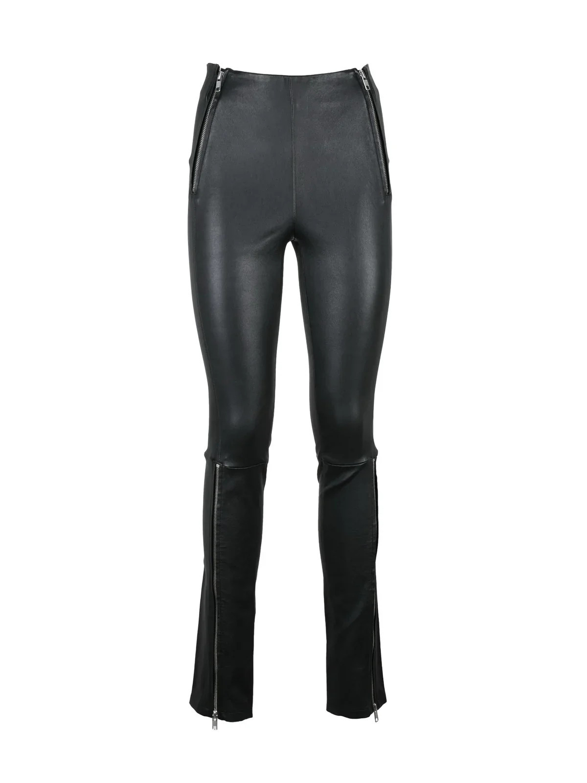 Helmut Lang Skinny Leather Trousers - Black | Shop Simon