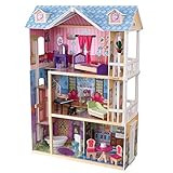 KidKraft My Dreamy Wooden Dollhouse with Lights and Sounds, Elevator and 14 Accessories, Gift for... | Amazon (US)