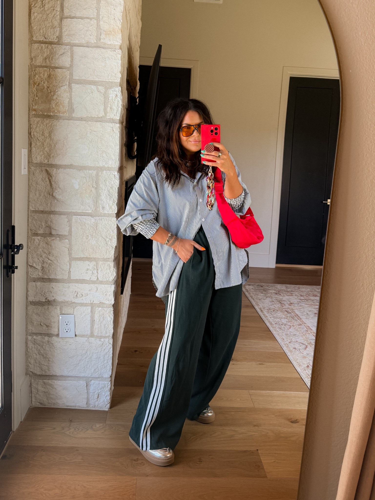 A little sports mom outfit!!
Button Up: XXL
Pants: XL (I linked other options too)
Sneakers are so dang cute!: TTS



#LTKMidsize #LTKFindsUnder50 #LTKStyleTip
