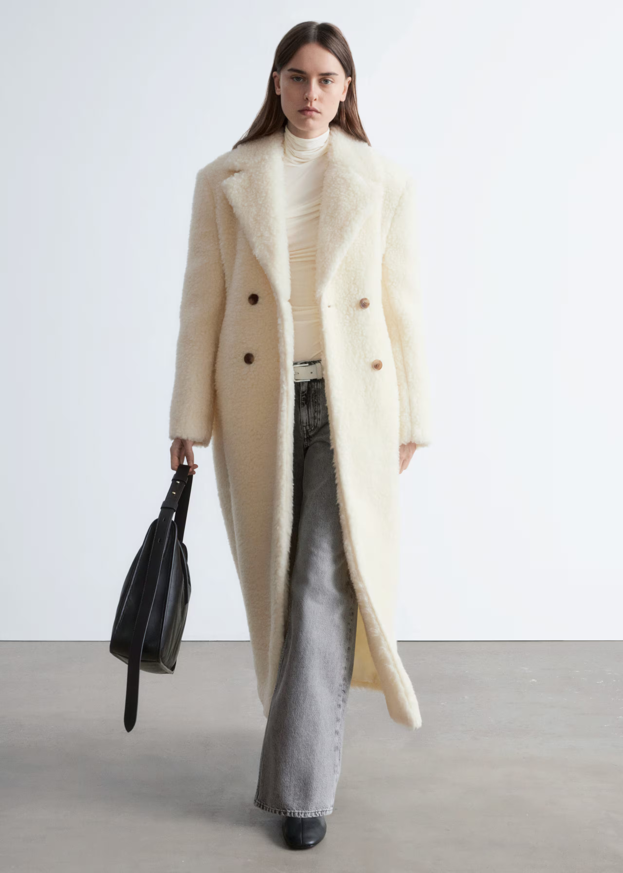 Wool Shearling Maxi Coat | & Other Stories - US