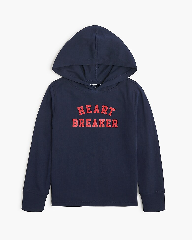 Boys' "heartbreaker" jersey hoodie | J.Crew Factory