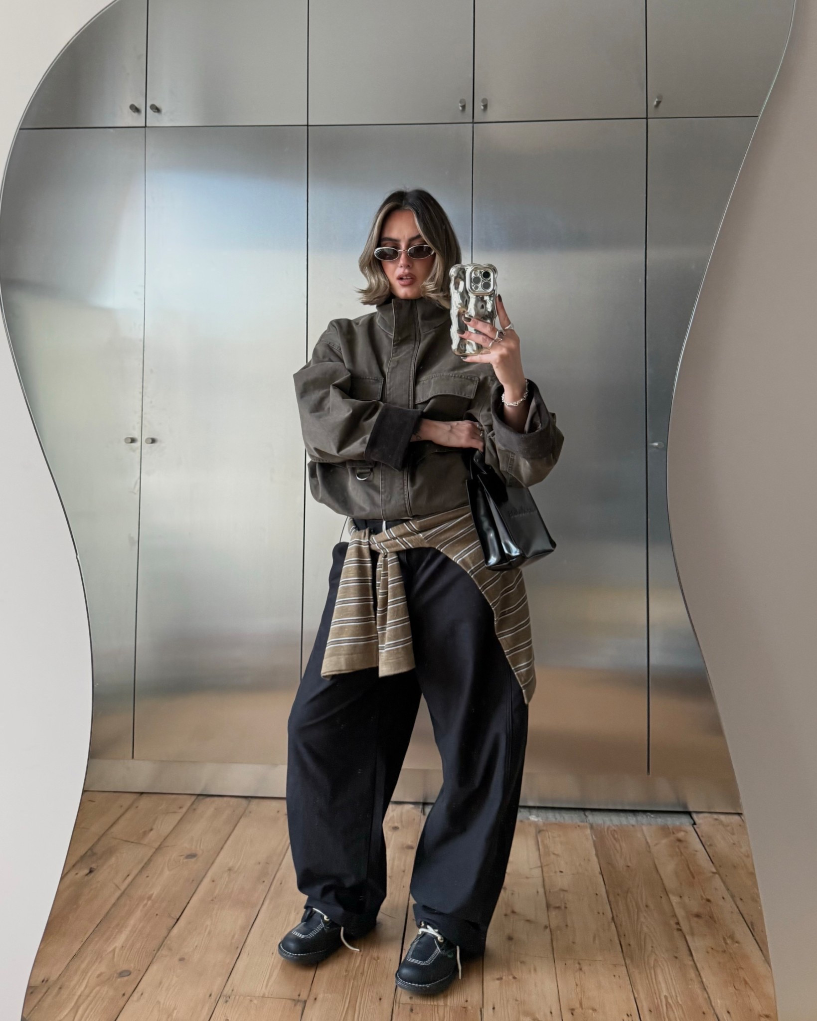 Funnel neck jacket, Uniqlo barrel leg, barrel leg trousers, kickers

#LTKuk #LTKwinter #LTKspring