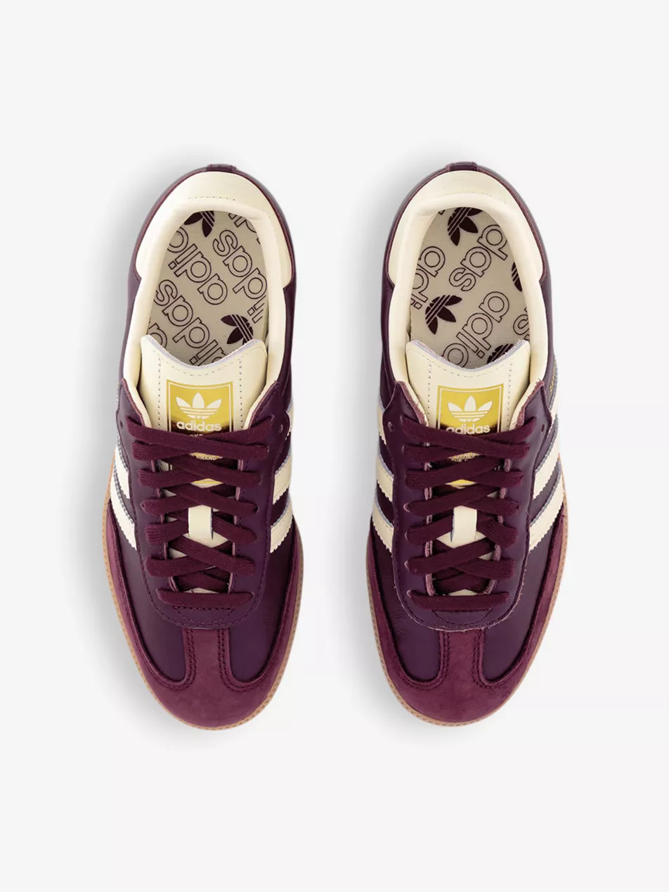 Samba OG logo-print leather low-top trainers | Selfridges