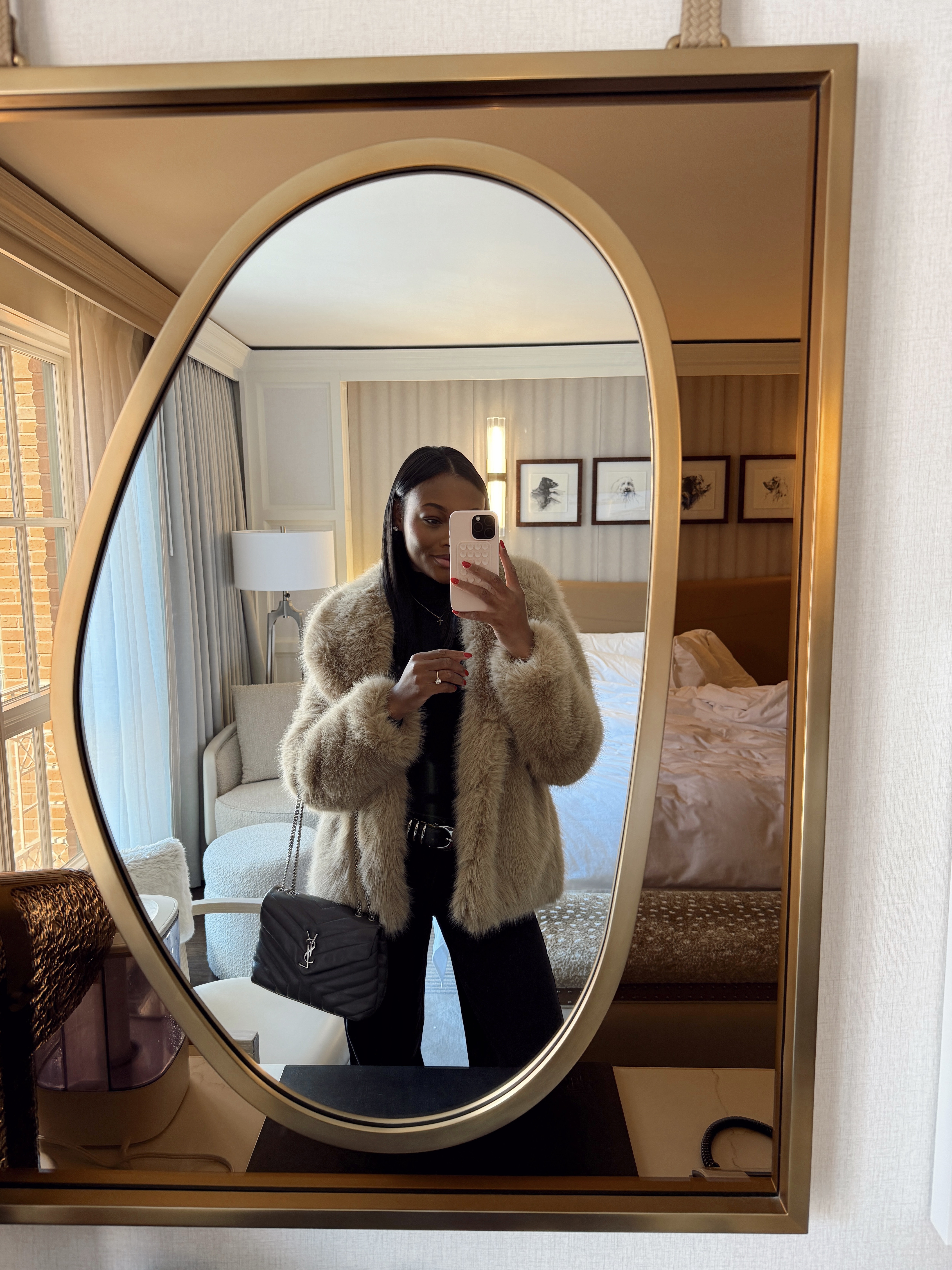 Outfit of the day! I’ve been wearing this fur coat on repeat. For size reference, I’m wearing an XS. Also linking my jeans (under $30)! 

#LTKHoliday #LTKSeasonal #LTKWorkwear