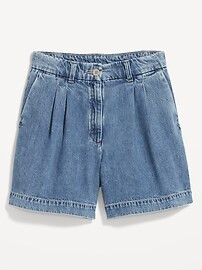 Extra High-Waisted Taylor Trouser Shorts -- 5-inch inseam | Old Navy (US)