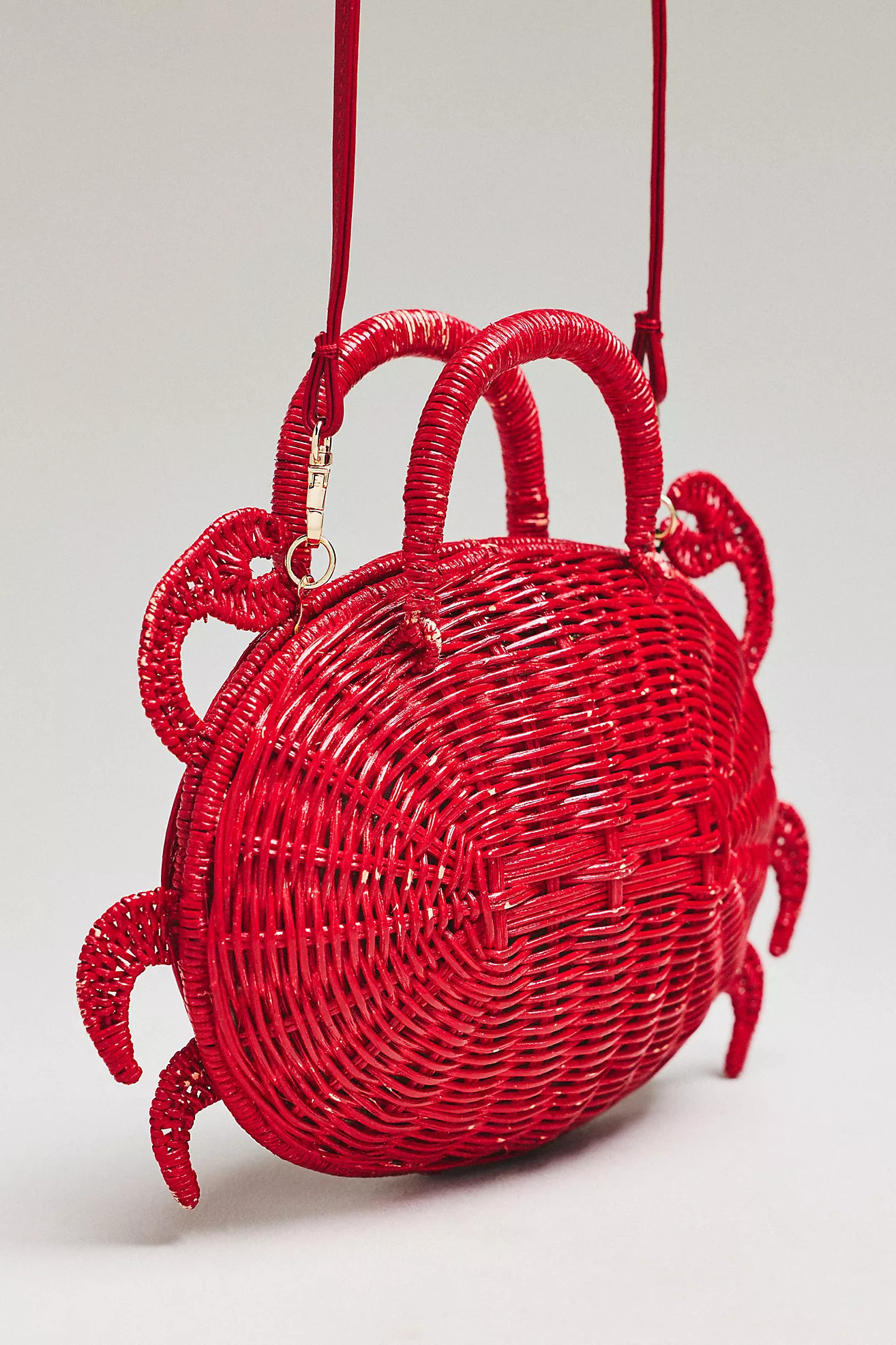 POOLSIDE The July Crab Rattan Hand Bag | Anthropologie (US)