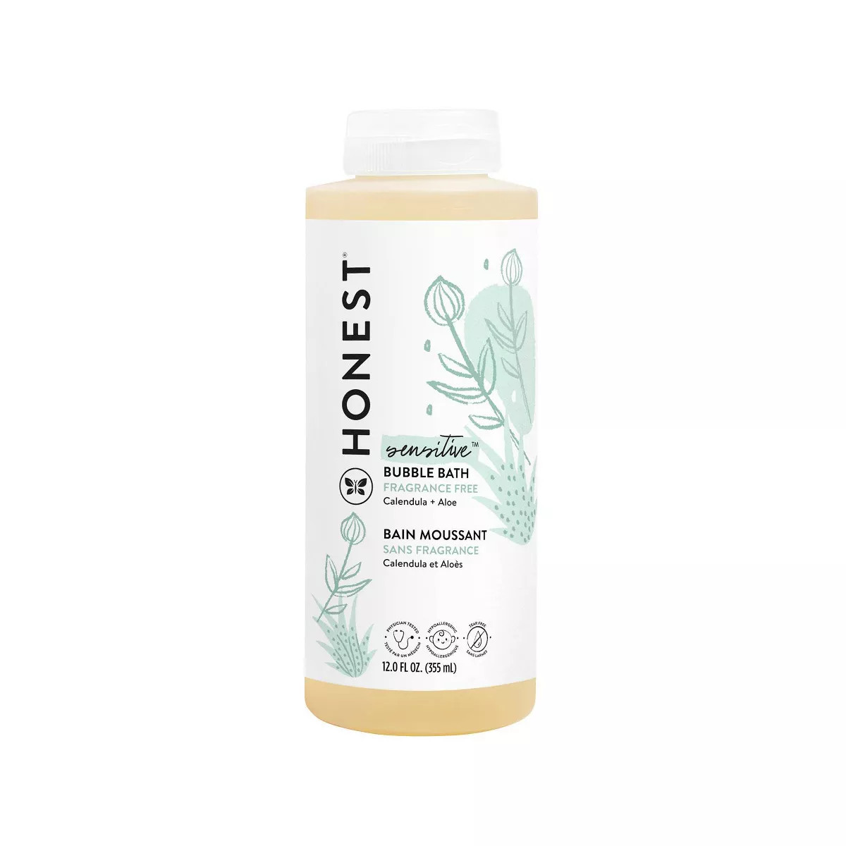 The Honest Company Sensitive Bubble Bath Fragrance Free - 12 fl oz | Target