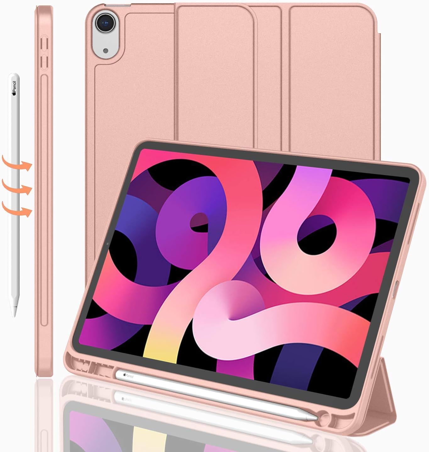 iMieet New iPad Air 5th Generation Case 2022/iPad Air 4th Generation Case 2020 10.9 Inch with Pencil | Amazon (US)